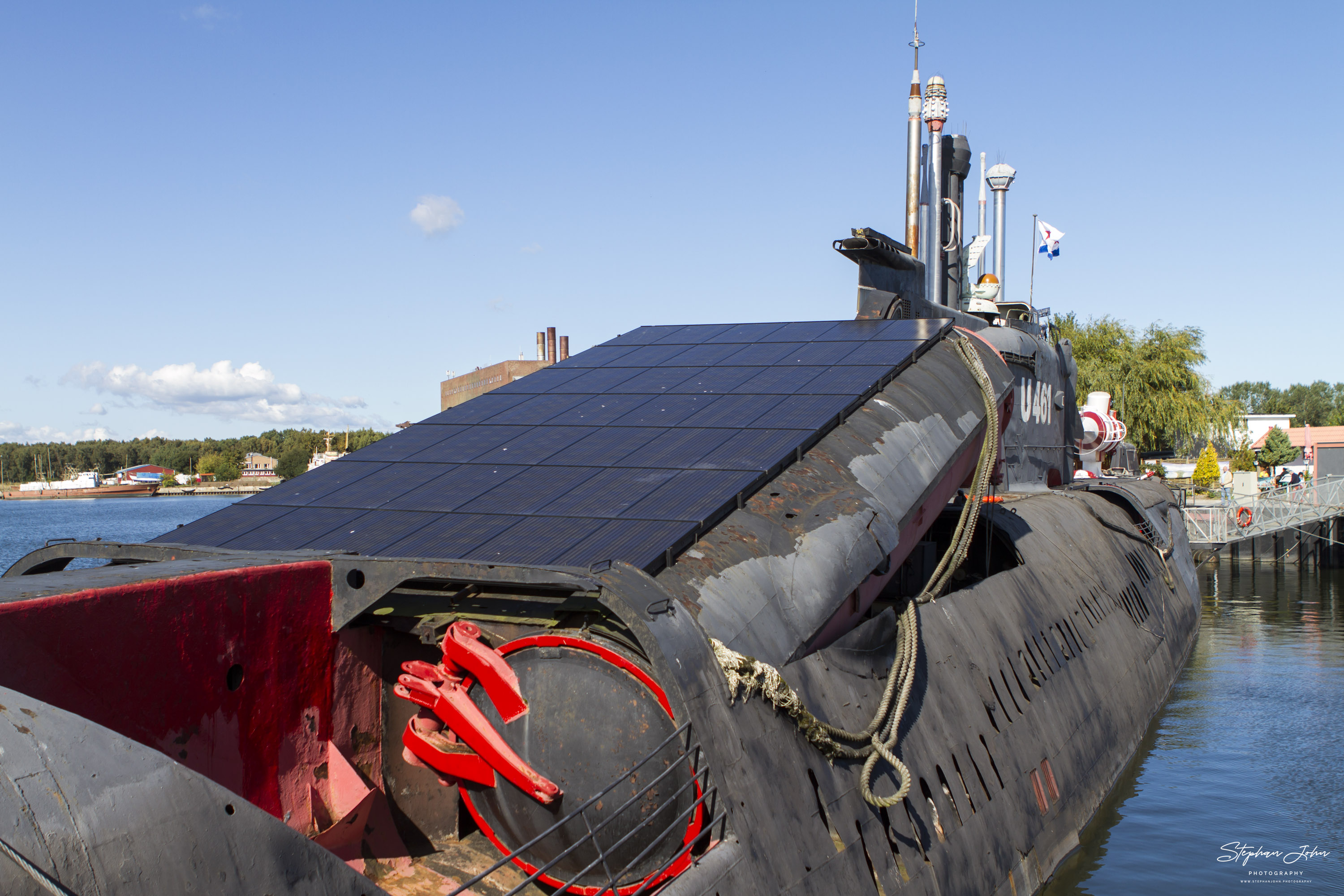 Das ehemalige russisches U-Boot U 461 in Peenemünde dient heute als Museum.