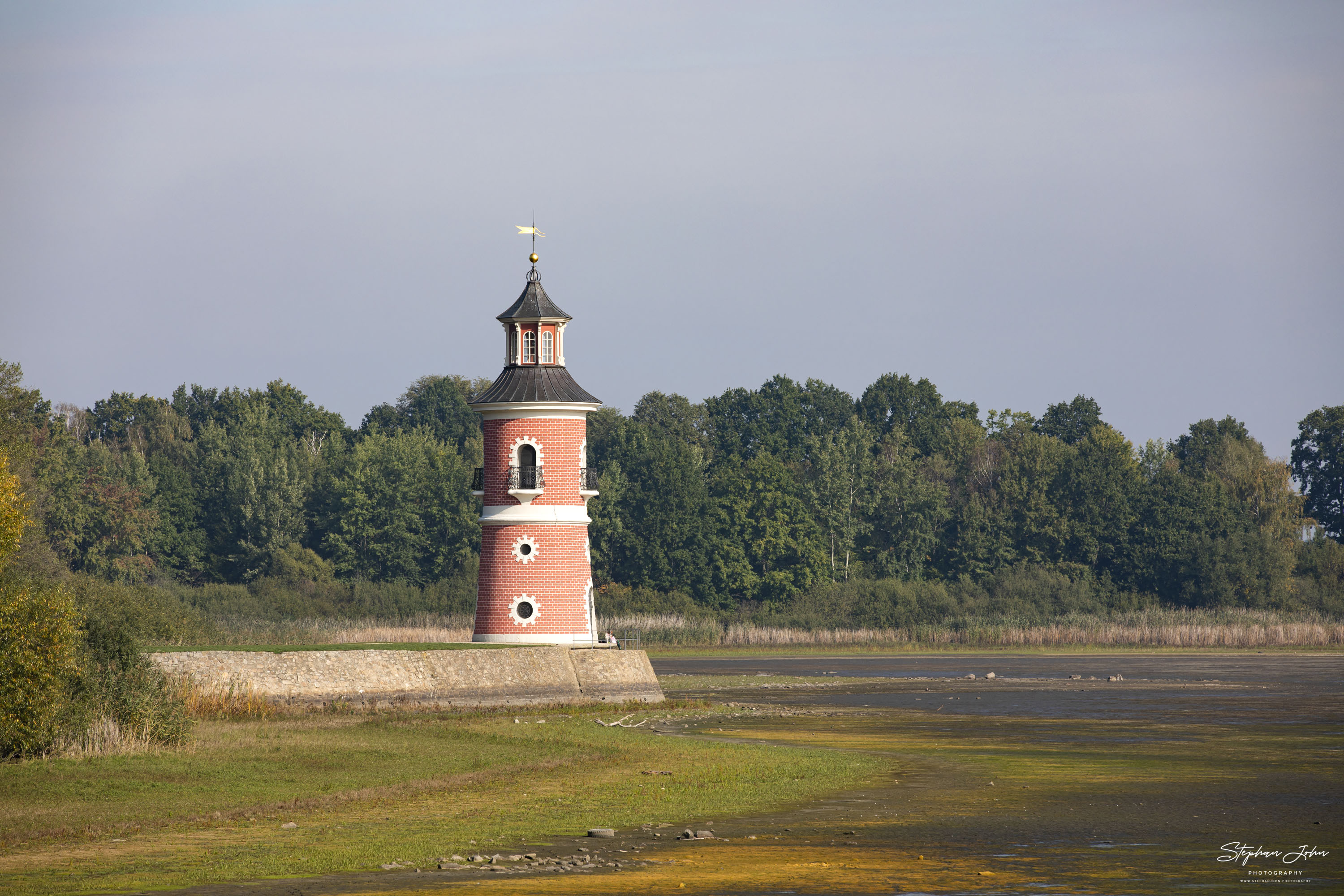 Leuchtturm am Niederer Großteich Bärnsdorf bei Moritzburg