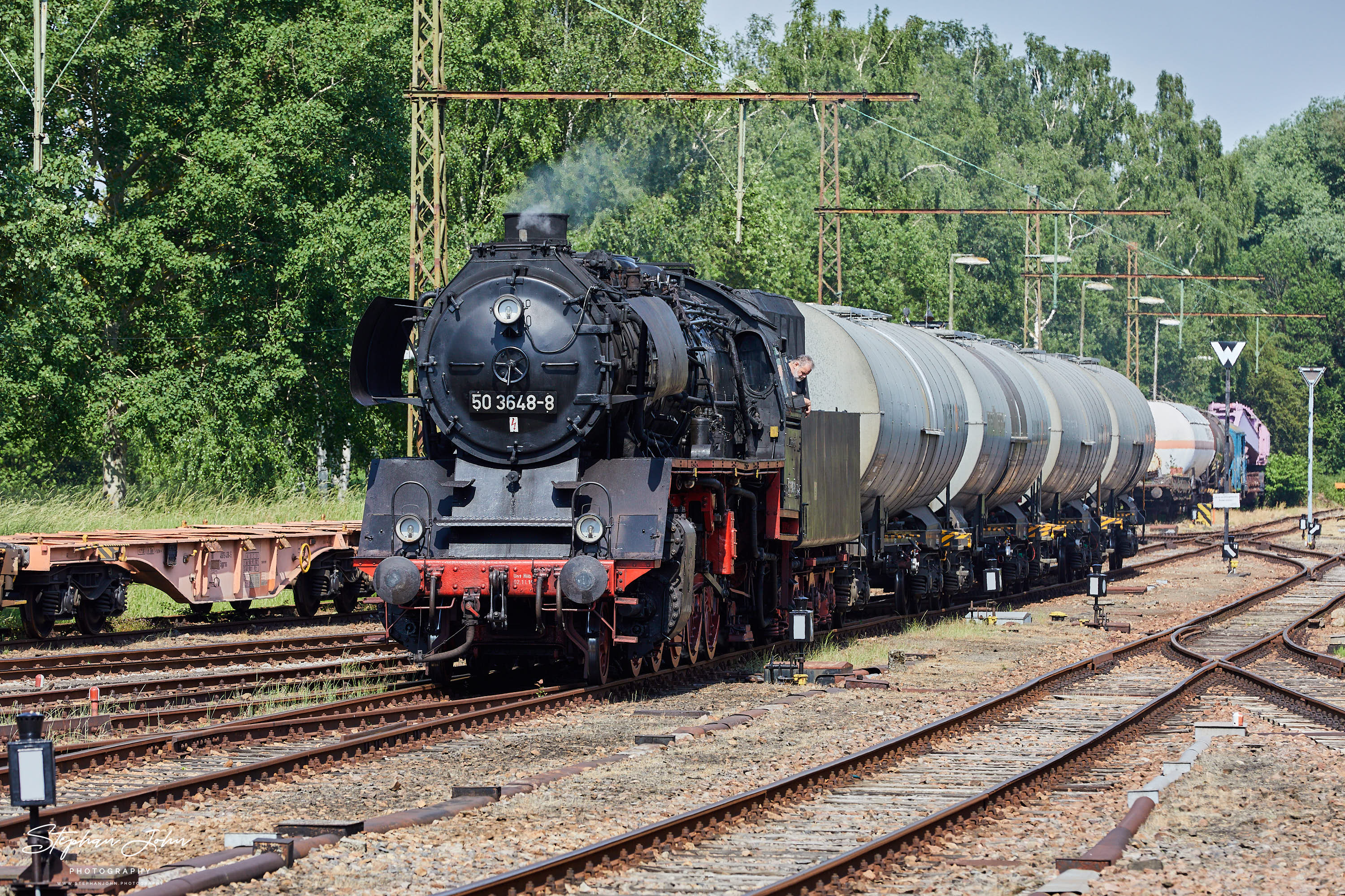 Lok 50 3648 im BW Chemnitz-Hilbersdorf