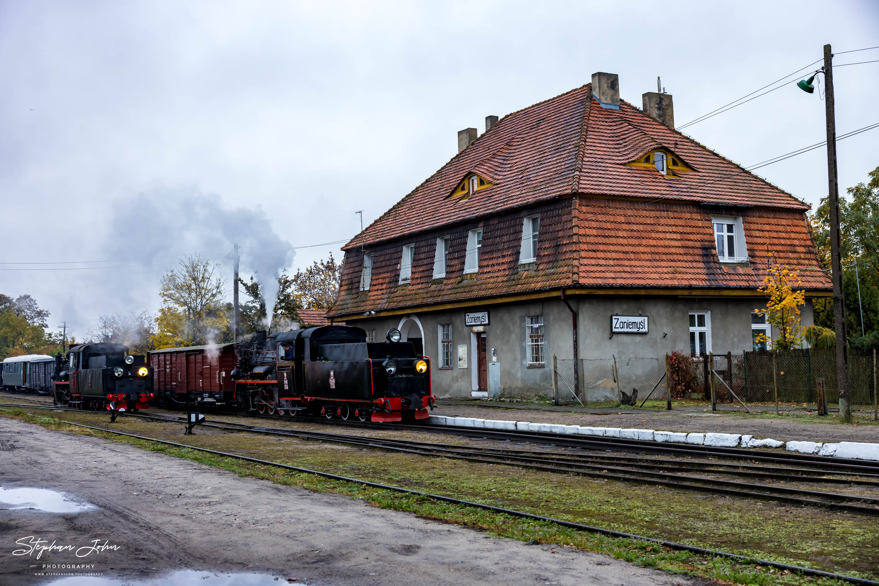 Lok Px48-1920 setzt im Bahnhof Zaniemyśl um