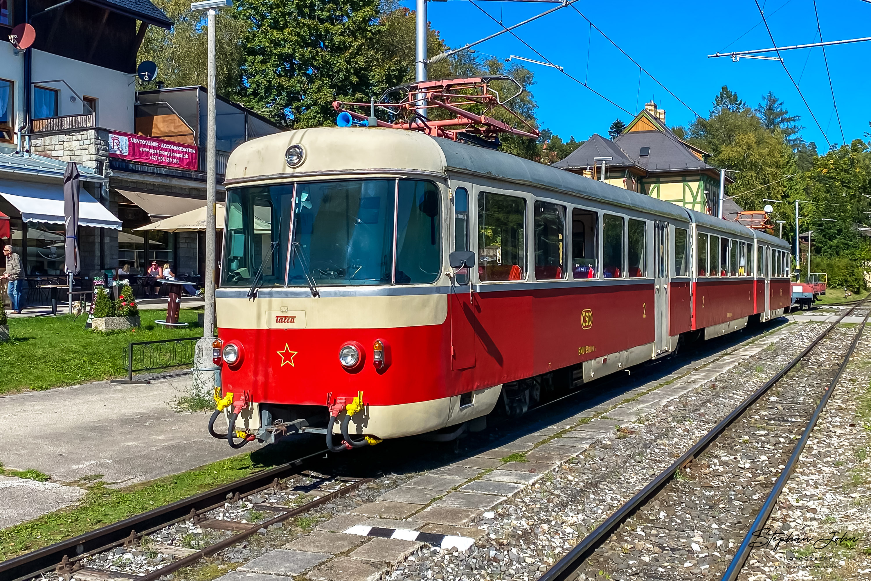 <p>Tatrabahn in Tatranská Lomnica</p>