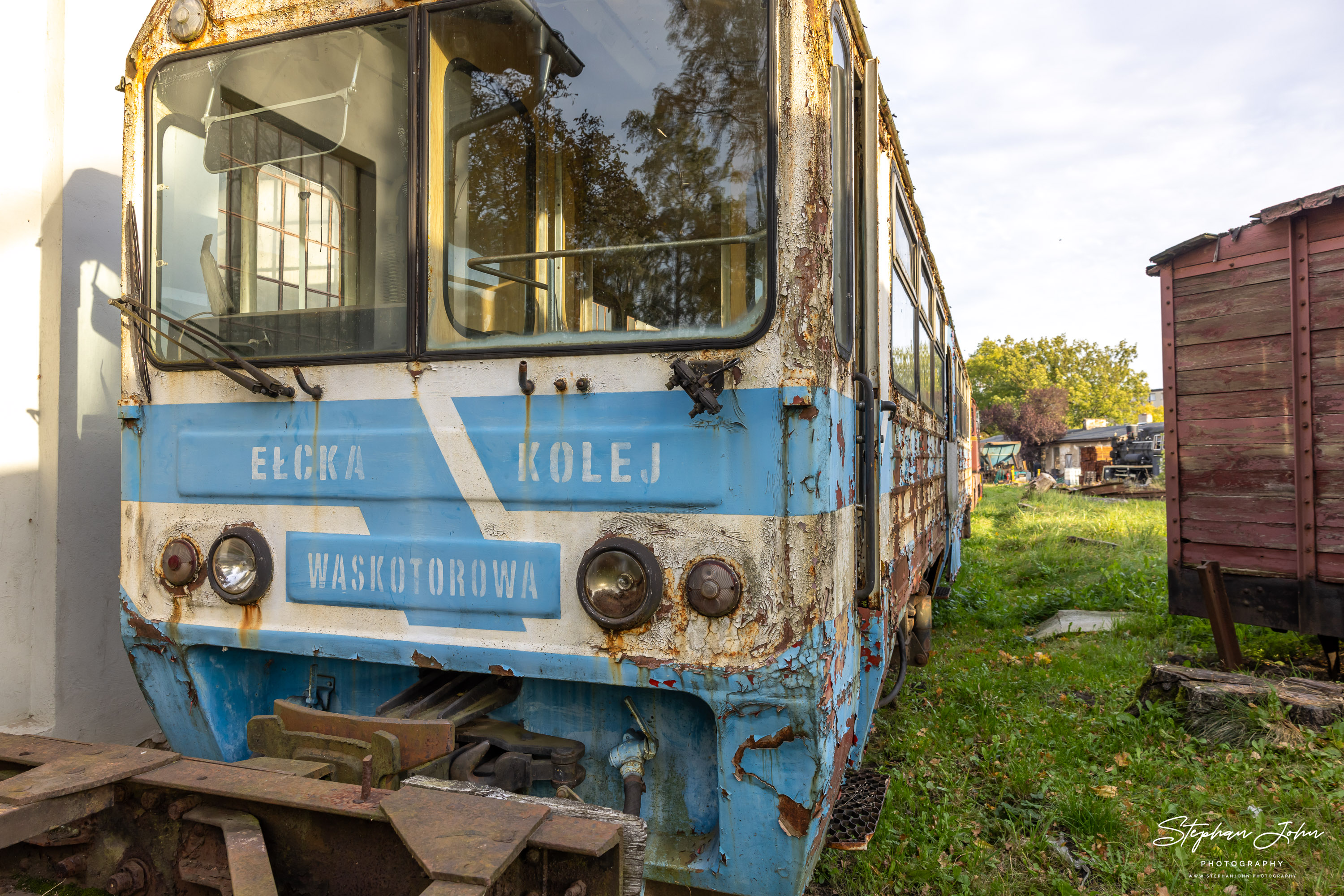 Abgestellte Loks im Bw der Schmalspurbahn Köslin. Ob diese jemals aufgearbeitet werden?