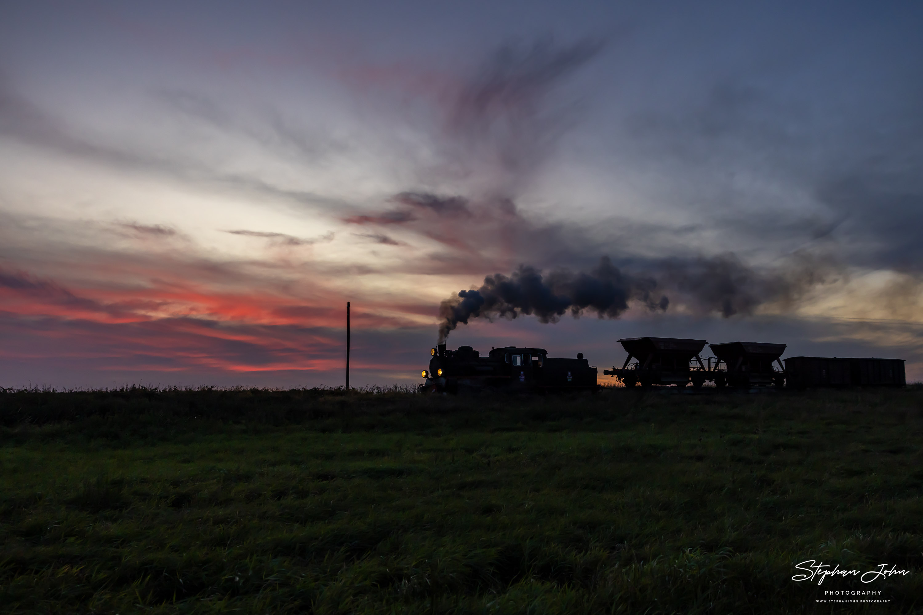 Güterzüge auf der Schmalspurbahn Köslin (Koszalin) - Roßnow (Rosnowo)