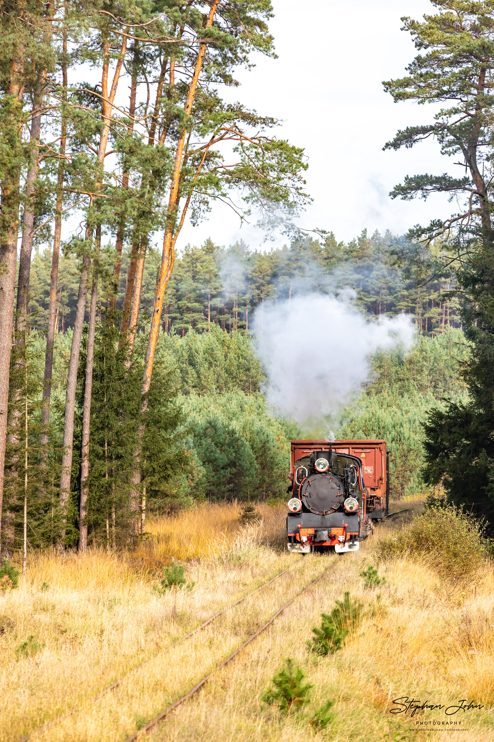 Güterzüge auf der Schmalspurbahn Köslin (Koszalin) - Roßnow (Rosnowo) mit Lok Px48 3901