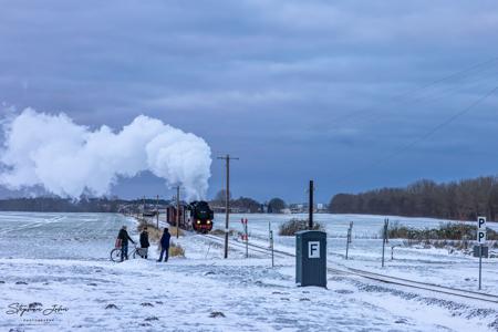 Winterdampf beim Molli