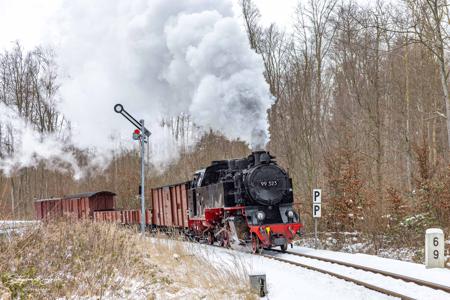 Winterdampf beim Molli