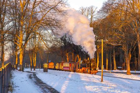 Winterdampf beim Molli