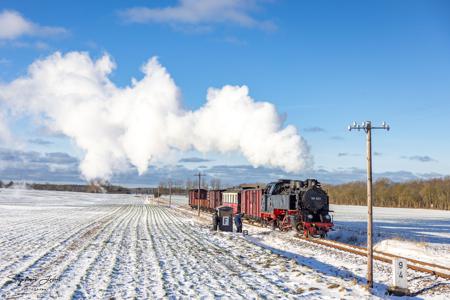 Winterdampf beim Molli