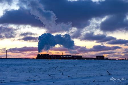 Winterdampf beim Molli