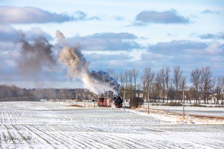 Winterdampf beim Molli